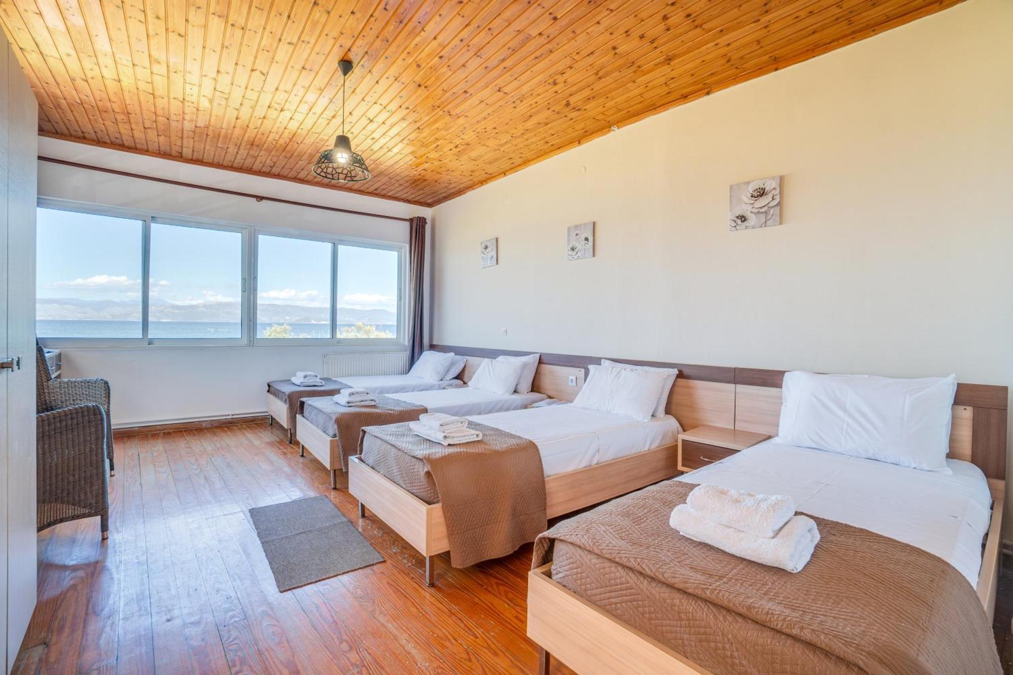 Sandy Beach Houses - Sea View Kávos Quarto foto