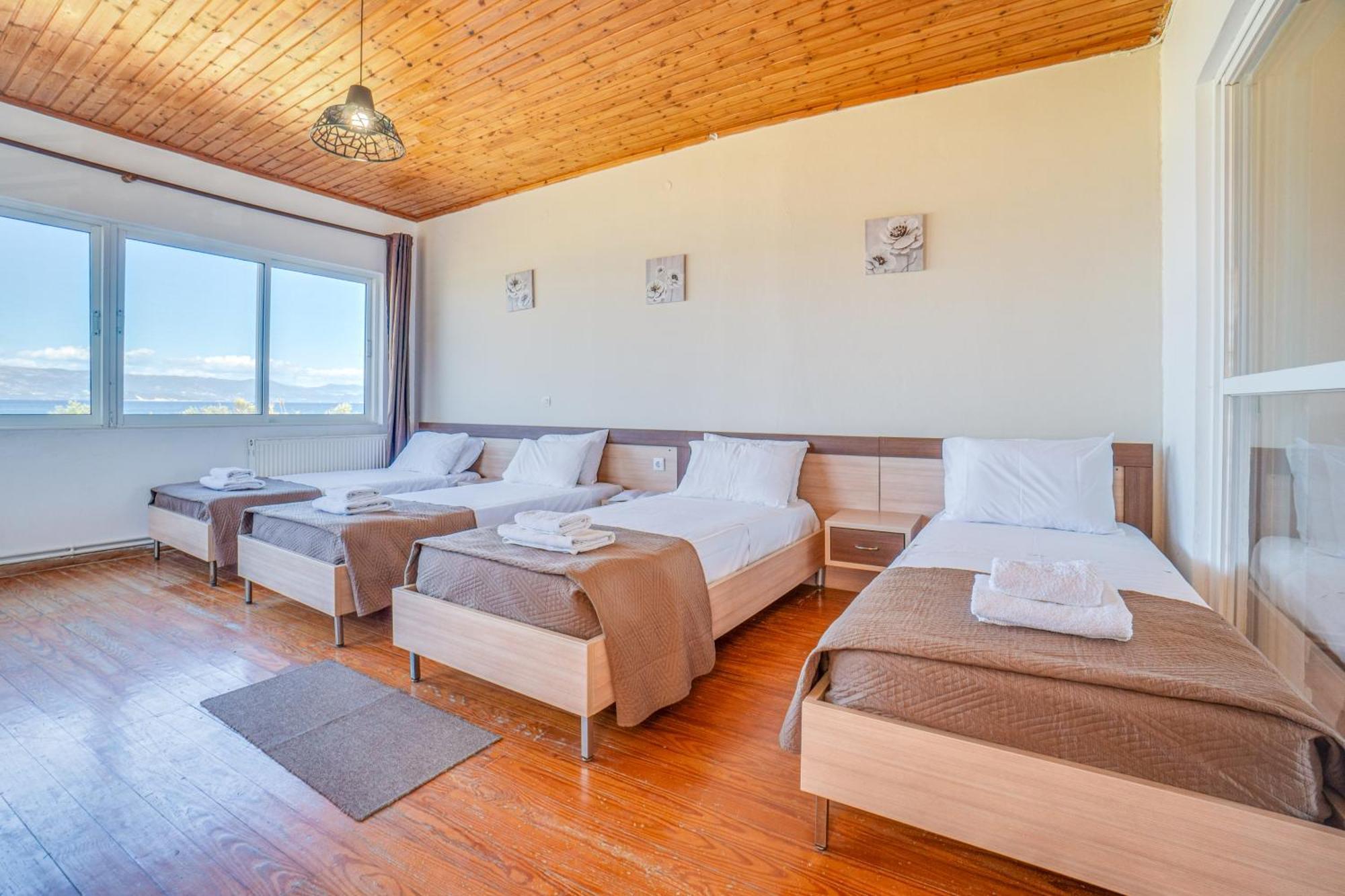 Sandy Beach Houses - Sea View Kávos Quarto foto
