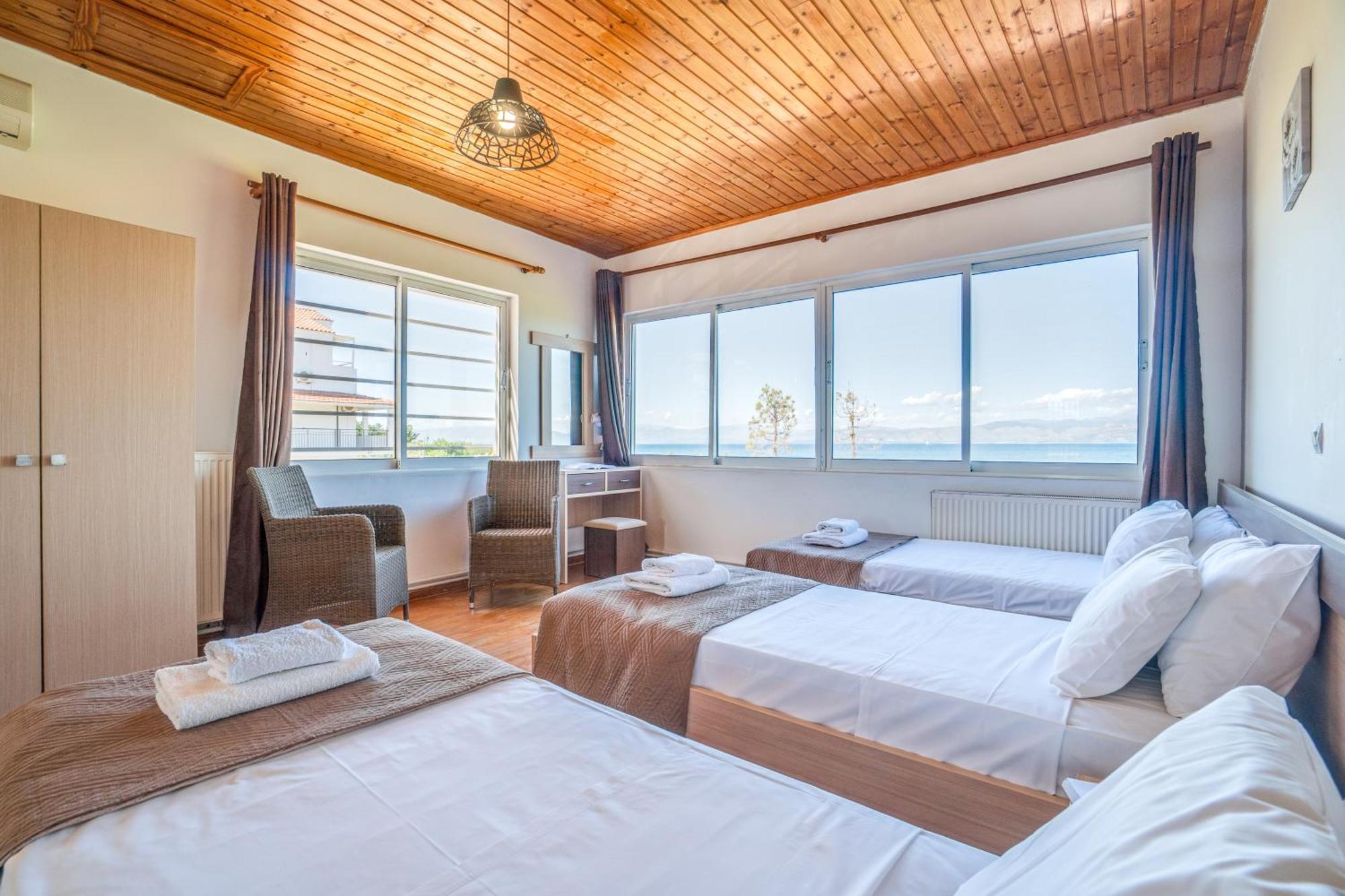 Sandy Beach Houses - Sea View Kávos Quarto foto